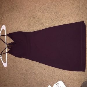 Dress with lace back